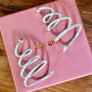 🌺🎉HP🎉🌺 NWT Cult Gaia Ezlynn Rhinestone Earrings